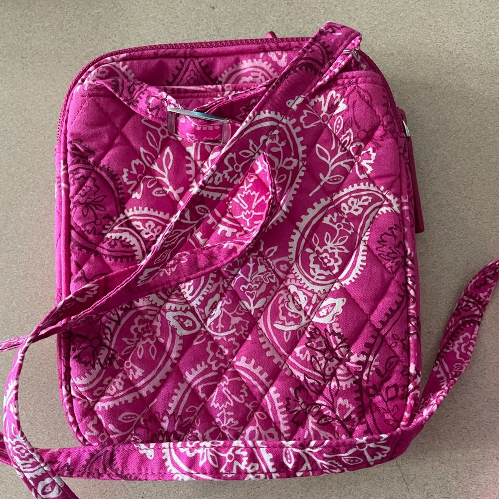 Vera Bradley pink mini hipster purse